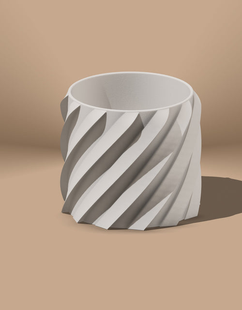 Load image into Gallery viewer, Thicc Spiral Plant Pot by Rosebud HomeGoods
