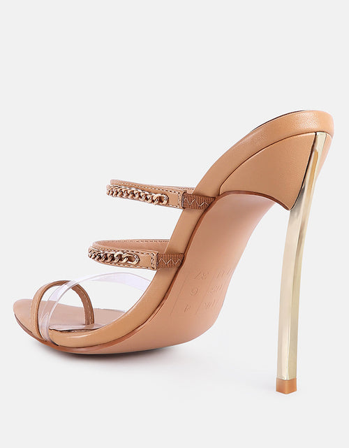 Load image into Gallery viewer, tickle me toe ring stiletto sandals by London Rag

