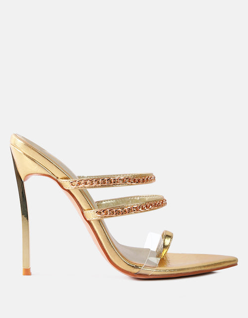 Load image into Gallery viewer, tickle me toe ring stiletto sandals by London Rag
