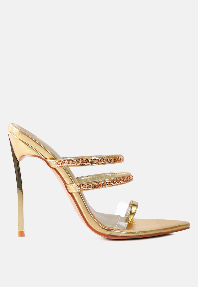 tickle me toe ring stiletto sandals by London Rag