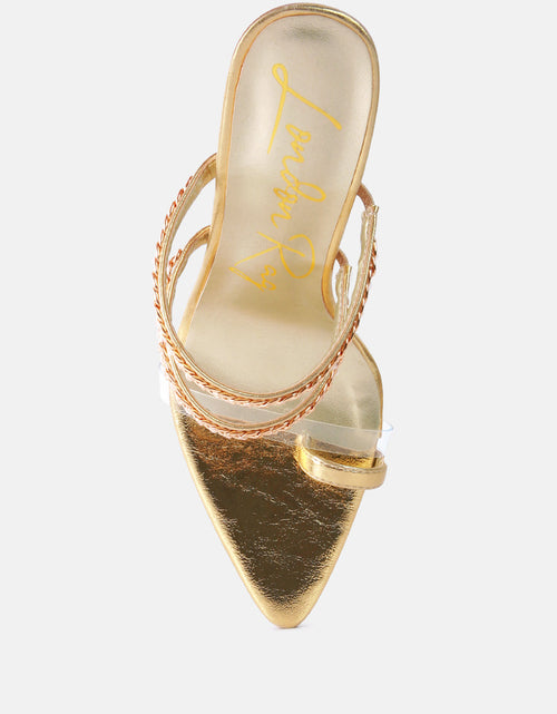 Load image into Gallery viewer, tickle me toe ring stiletto sandals by London Rag

