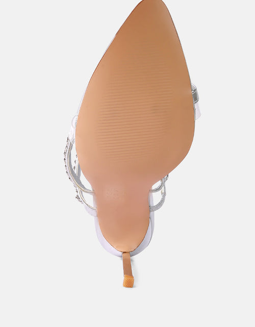 Load image into Gallery viewer, tickle me toe ring stiletto sandals by London Rag

