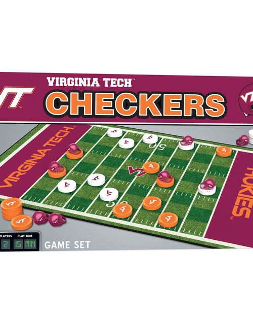Load image into Gallery viewer, Virginia Tech Hokies Checkers Board Game by MasterPieces Puzzle Company INC
