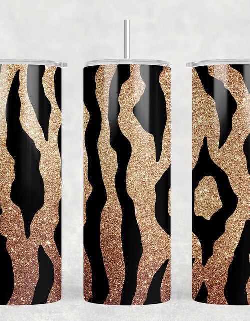 Load image into Gallery viewer, Tiger Stripes - 20 oz Steel Skinny Tumbler - Optional Blue Tooth Speaker - Speaker Color will Vary by Rowdy Ridge Co
