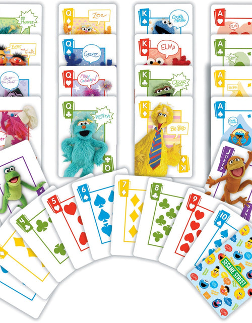 Load image into Gallery viewer, Sesame Street - Elmo &amp; Friends Jumbo Playing Cards by MasterPieces Puzzle Company INC
