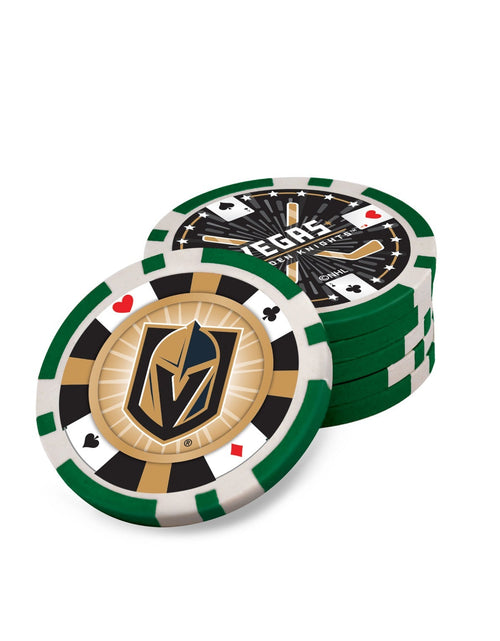 Load image into Gallery viewer, Las Vegas Golden Knights 300 Piece Poker Set by MasterPieces Puzzle Company INC
