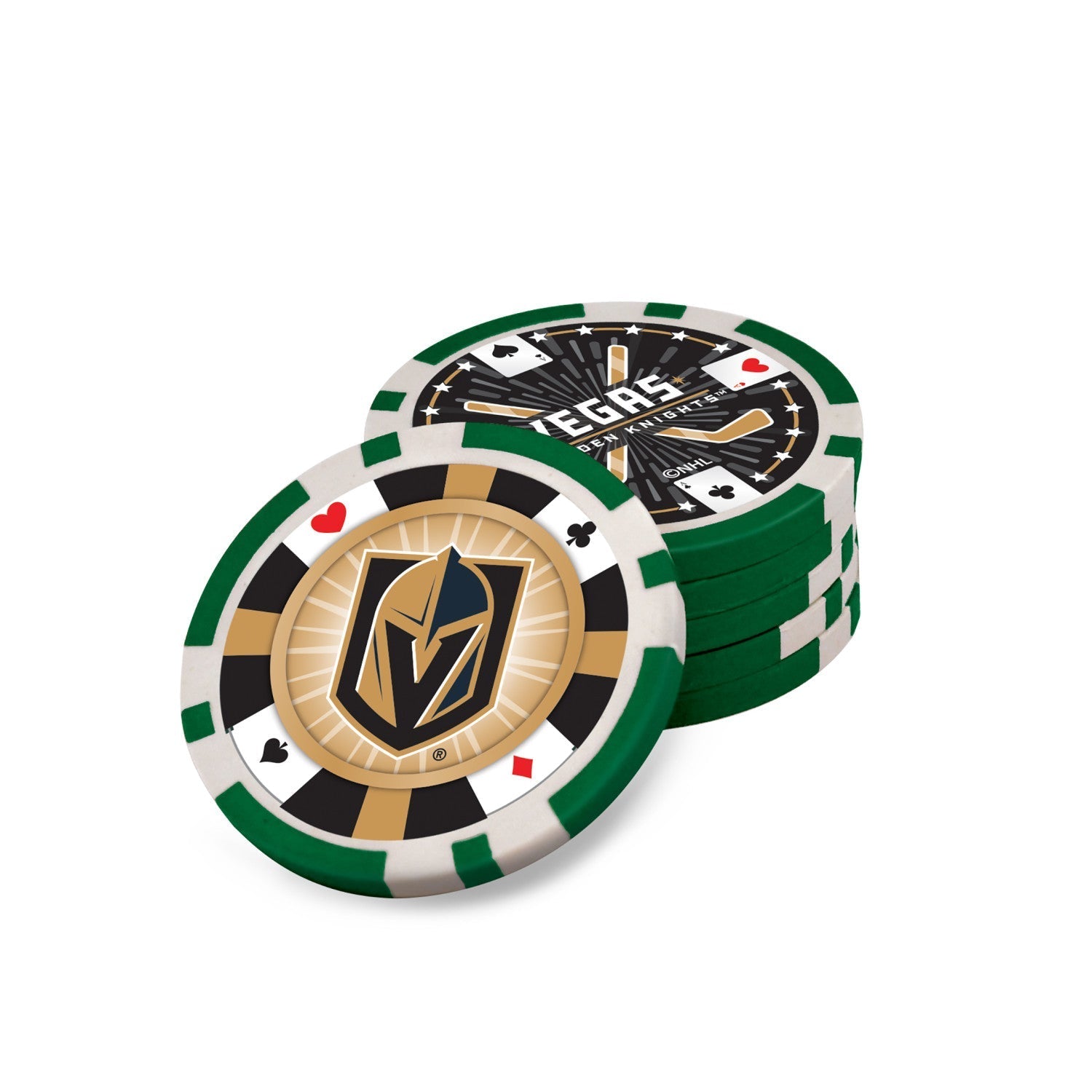 Las Vegas Golden Knights 300 Piece Poker Set by MasterPieces Puzzle Company INC