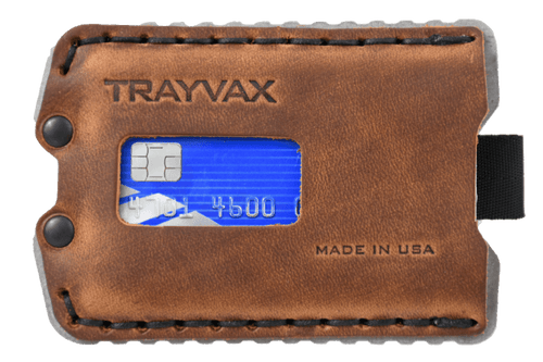 Load image into Gallery viewer, Ascent Wallet - Raw Tobacco Brown by Trayvax Enterprises
