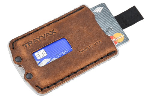 Load image into Gallery viewer, Ascent Wallet - Raw Tobacco Brown by Trayvax Enterprises
