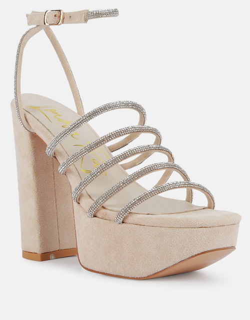 Load image into Gallery viewer, tricks high block heel sandals by London Rag
