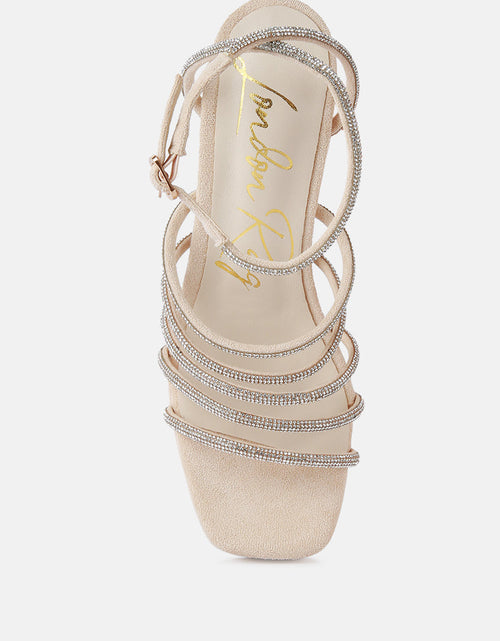 Load image into Gallery viewer, tricks high block heel sandals by London Rag
