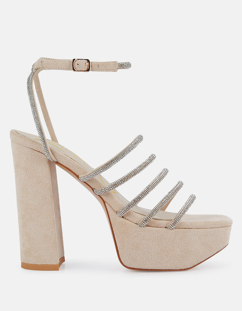 Load image into Gallery viewer, tricks high block heel sandals by London Rag
