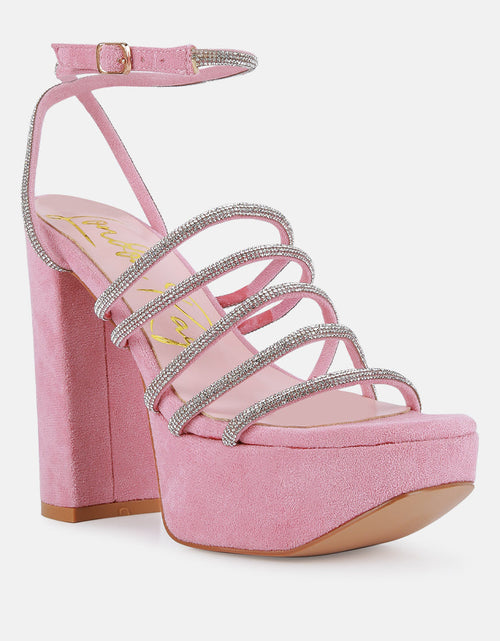 Load image into Gallery viewer, tricks high block heel sandals by London Rag
