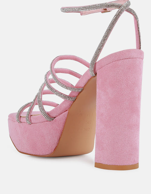 Load image into Gallery viewer, tricks high block heel sandals by London Rag
