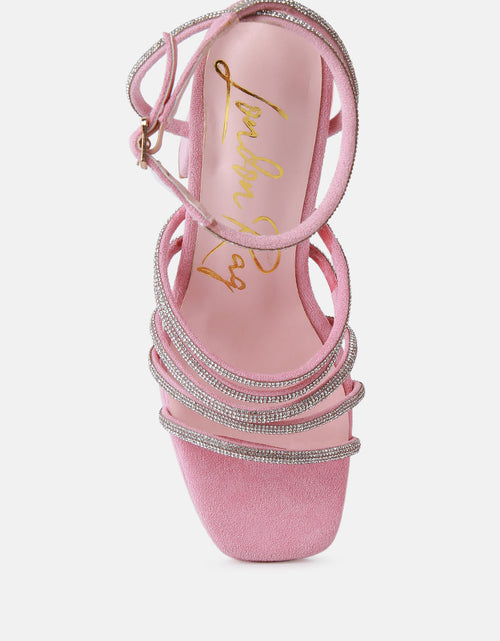 Load image into Gallery viewer, tricks high block heel sandals by London Rag
