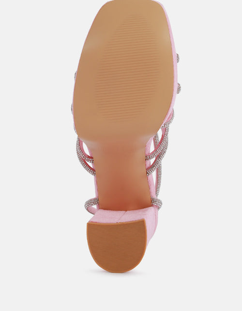 Load image into Gallery viewer, tricks high block heel sandals by London Rag
