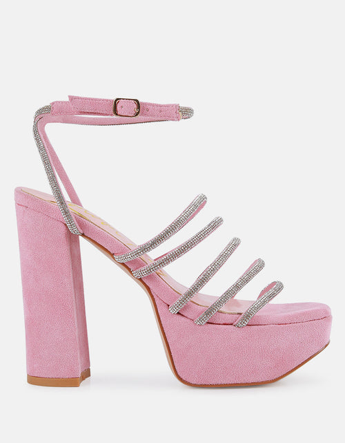 Load image into Gallery viewer, tricks high block heel sandals by London Rag
