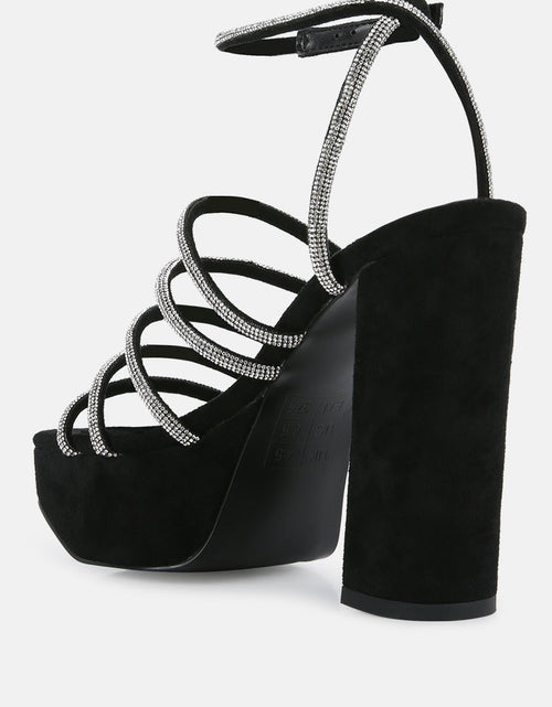 Load image into Gallery viewer, tricks high block heel sandals by London Rag
