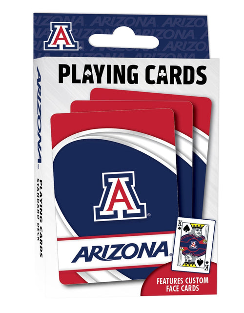 Load image into Gallery viewer, Arizona Wildcats Playing Cards - 54 Card Deck by MasterPieces Puzzle Company INC
