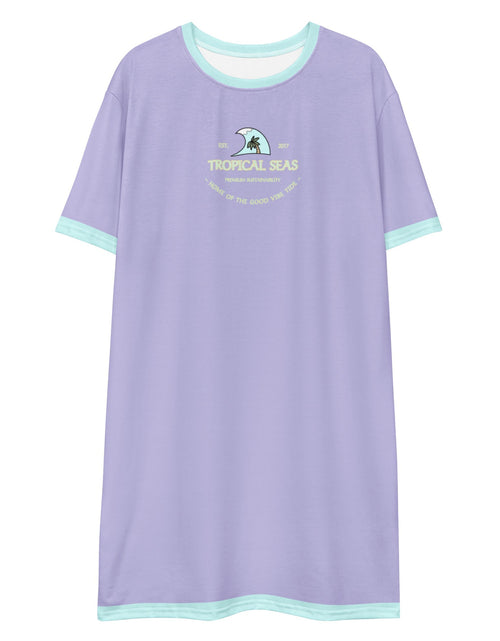 Load image into Gallery viewer, Women's Tropical Seas T-shirt dress by Tropical Seas Clothing
