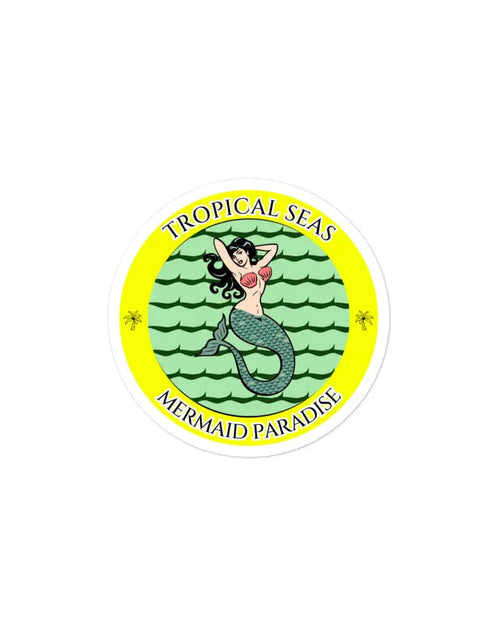 Load image into Gallery viewer, Mermaid Paradise stickers by Tropical Seas Clothing
