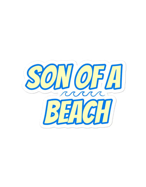 Load image into Gallery viewer, Son Of A Beach stickers by Tropical Seas Clothing
