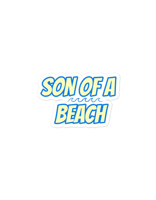 Load image into Gallery viewer, Son Of A Beach stickers by Tropical Seas Clothing
