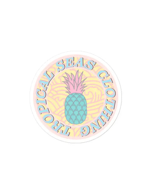 Load image into Gallery viewer, Sweet Pineapple stickers by Tropical Seas Clothing

