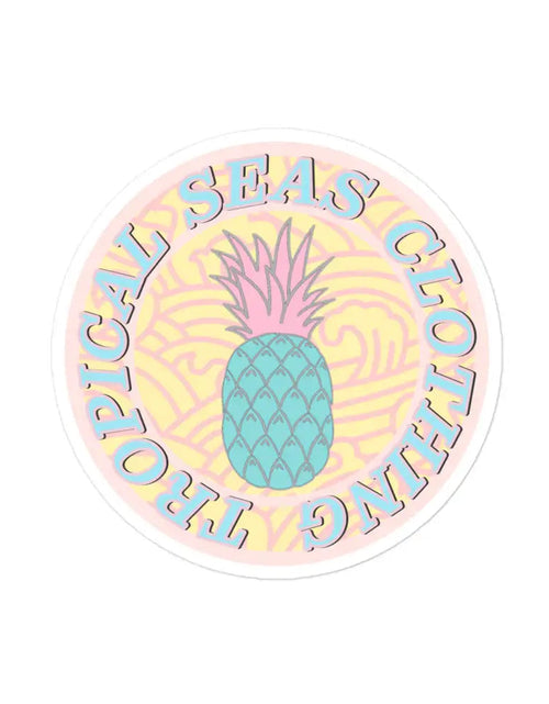 Load image into Gallery viewer, Sweet Pineapple stickers by Tropical Seas Clothing
