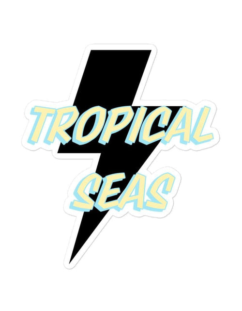 Load image into Gallery viewer, 80’s Lightning stickers by Tropical Seas Clothing
