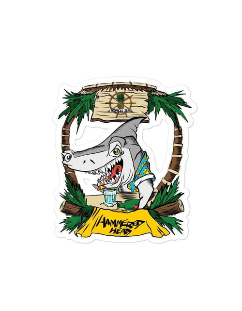 Load image into Gallery viewer, Hammered Head stickers by Tropical Seas Clothing
