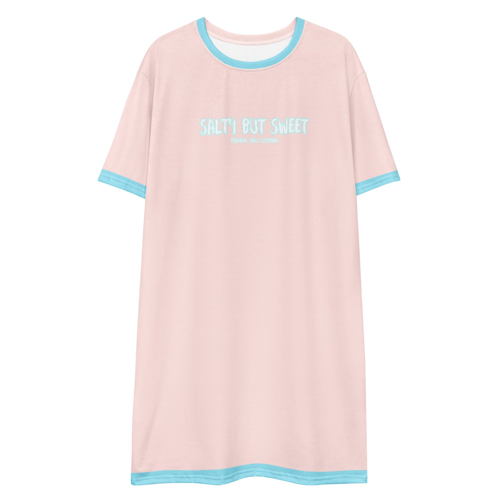 Women's Salty but Sweet T-shirt dress by Tropical Seas Clothing