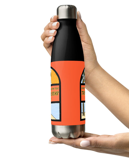 Load image into Gallery viewer, Lazy Afternoon Sketch Stainless Steel Water Bottle by Tropical Seas Clothing

