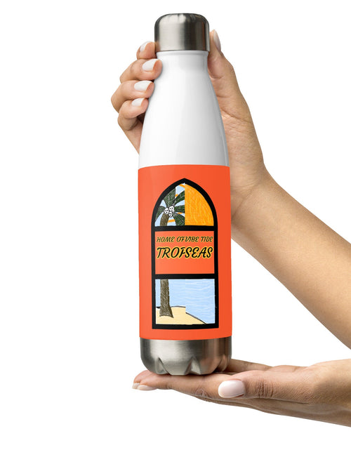 Load image into Gallery viewer, Lazy Afternoon Sketch Stainless Steel Water Bottle by Tropical Seas Clothing
