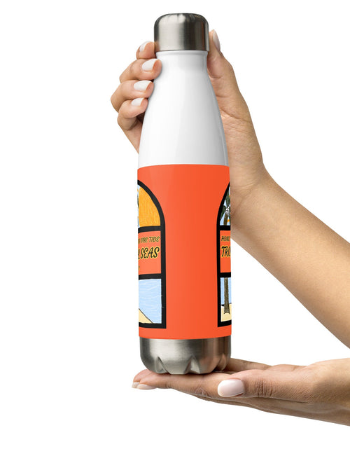 Load image into Gallery viewer, Lazy Afternoon Sketch Stainless Steel Water Bottle by Tropical Seas Clothing
