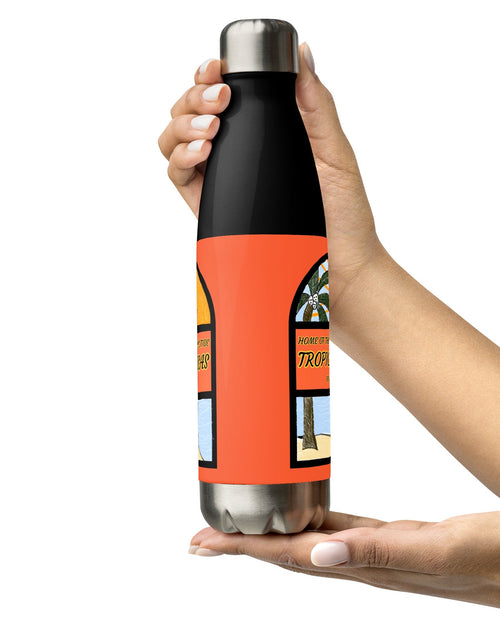 Load image into Gallery viewer, Lazy Afternoon Sketch Stainless Steel Water Bottle by Tropical Seas Clothing
