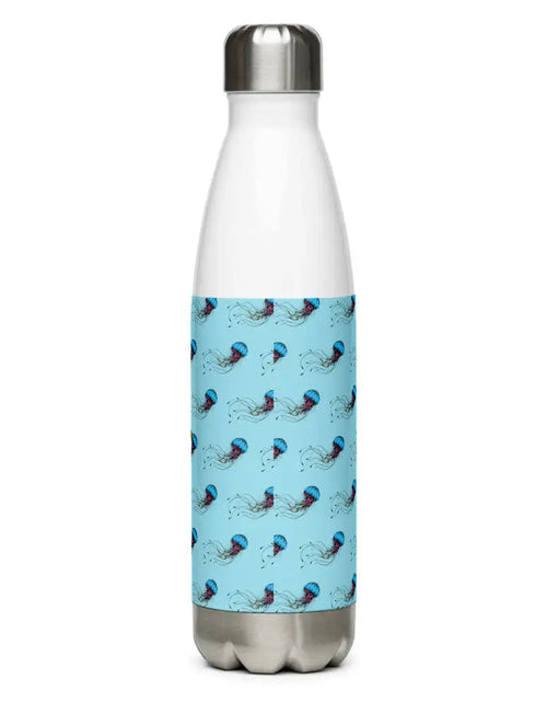 Load image into Gallery viewer, Tropical Seas Jellyfish Stainless Steel Water Bottle by Tropical Seas Clothing

