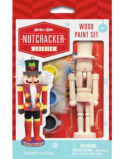 Load image into Gallery viewer, Nutcracker Soldier Ornament Wood Paint Kit by MasterPieces Puzzle Company INC
