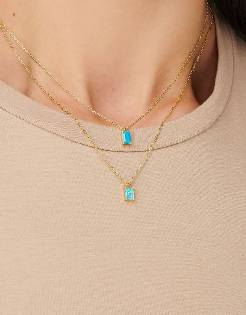 Load image into Gallery viewer, Birthstone Turquoise Necklace - December by Little Sky Stone
