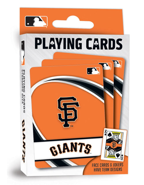Load image into Gallery viewer, San Francisco Giants Playing Cards - 54 Card Deck by MasterPieces Puzzle Company INC
