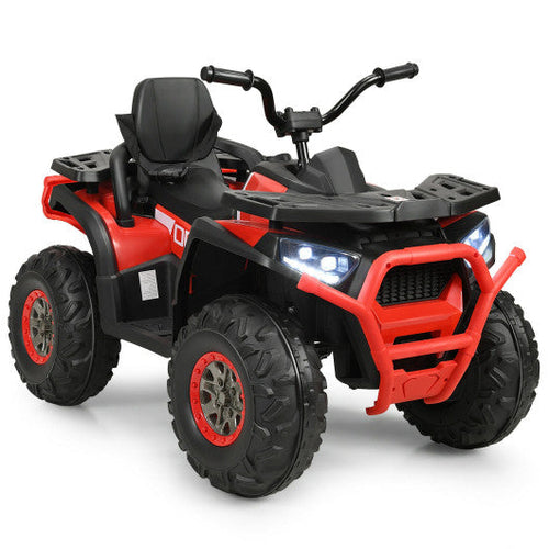 Load image into Gallery viewer, 12 V Kids Electric 4-Wheeler ATV Quad with MP3 and LED Lights-Red
