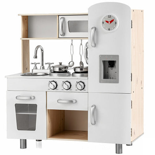 Load image into Gallery viewer, Vintage Play Kitchen Pretend Kids Cooking Playset Toys with Water Dispense
