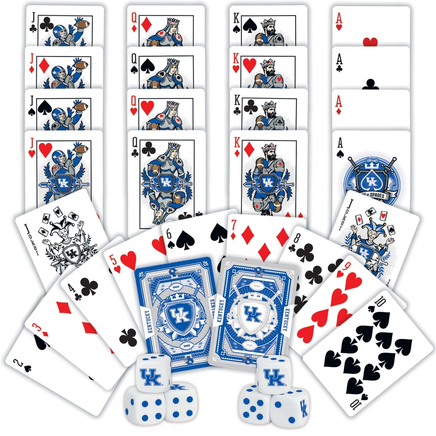 Kentucky Wildcats - 2-Pack Playing Cards & Dice Set by MasterPieces Puzzle Company INC