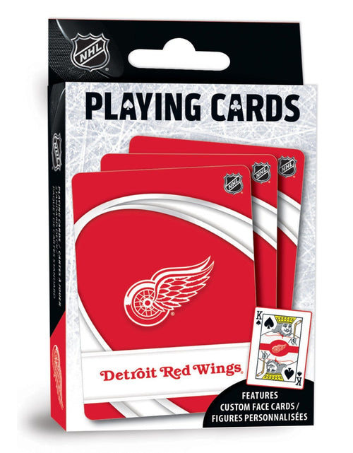 Load image into Gallery viewer, Detroit Red Wings Playing Cards - 54 Card Deck by MasterPieces Puzzle Company INC
