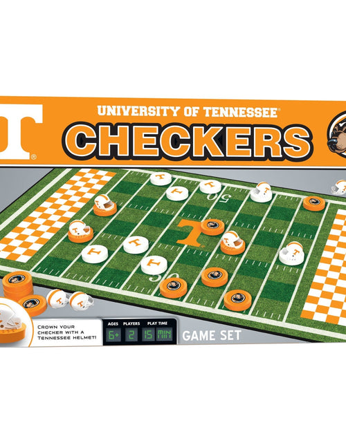 Load image into Gallery viewer, Tennessee Volunteers Checkers Board Game by MasterPieces Puzzle Company INC
