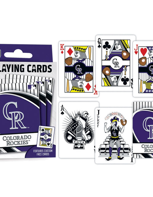 Load image into Gallery viewer, Colorado Rockies Playing Cards - 54 Card Deck by MasterPieces Puzzle Company INC

