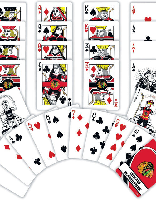 Load image into Gallery viewer, Chicago Blackhawks Playing Cards - 54 Card Deck by MasterPieces Puzzle Company INC
