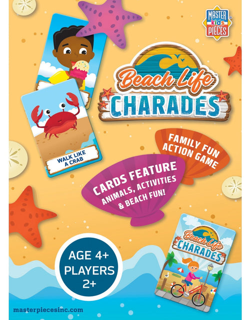 Load image into Gallery viewer, Beach Life Charades Card Game by MasterPieces Puzzle Company INC
