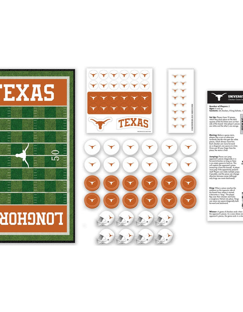 Load image into Gallery viewer, Texas Longhorns Checkers Board Game by MasterPieces Puzzle Company INC
