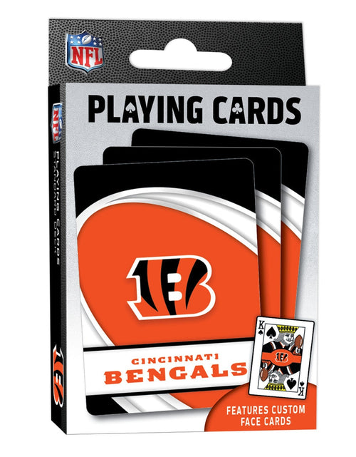 Load image into Gallery viewer, Cincinnati Bengals Playing Cards - 54 Card Deck by MasterPieces Puzzle Company INC
